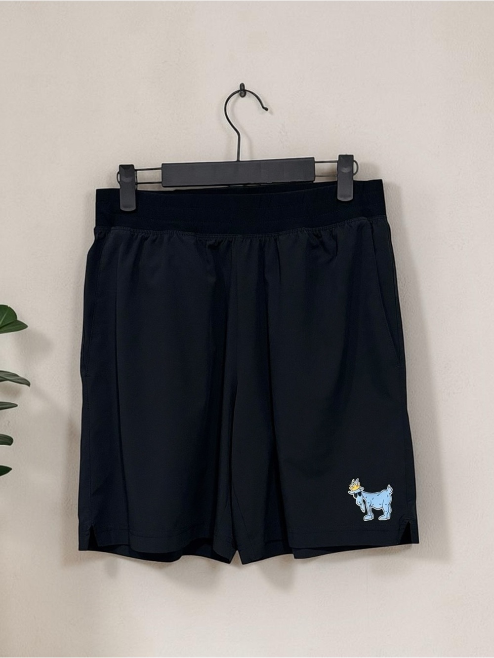 GOAT USA | Black Athletic Shorts | Size Medium
